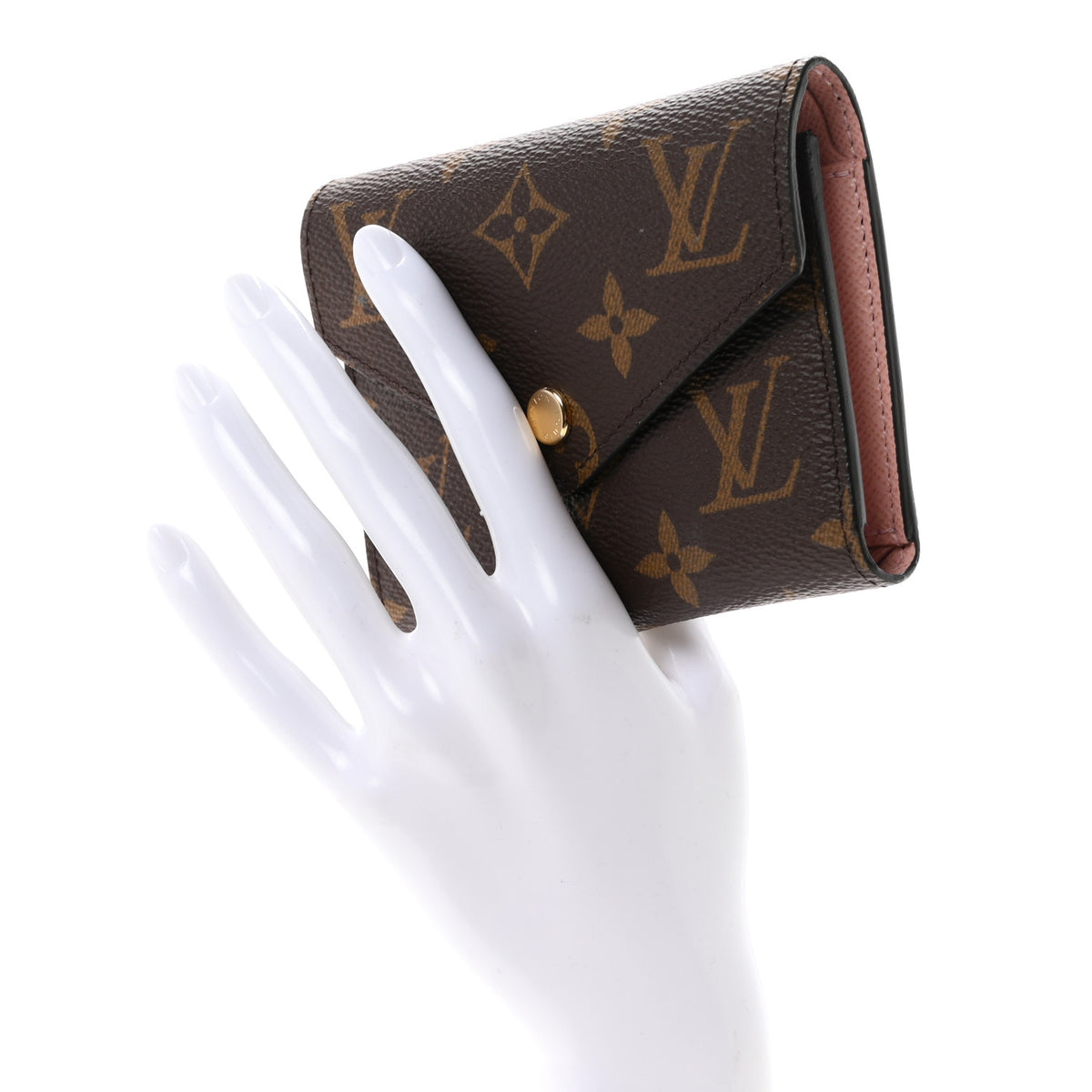 Louis Vuitton Monogram Victorine Wallet Rose Ballerine 2 of 7