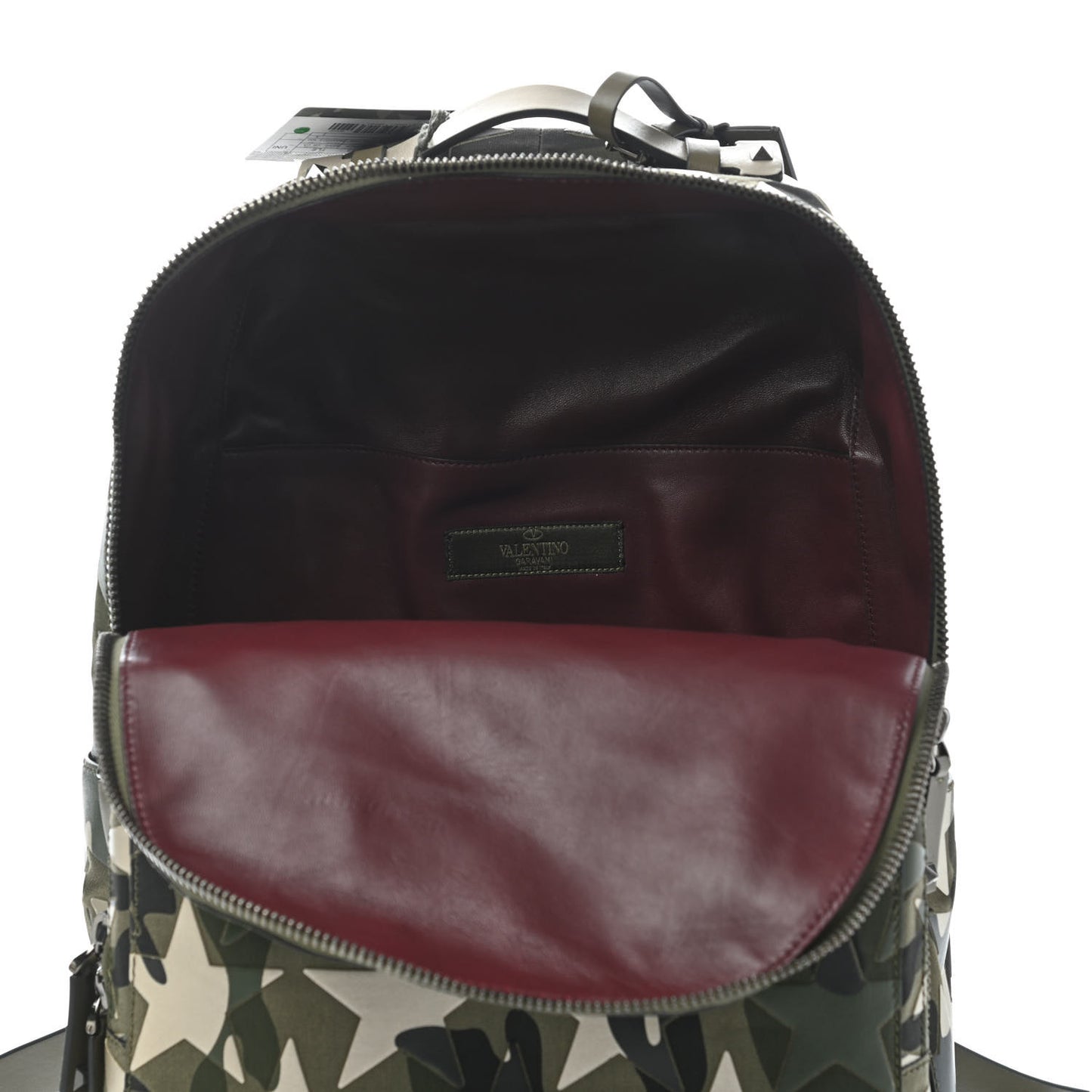Nappa Canvas Camustars Backpack Army Green Platino