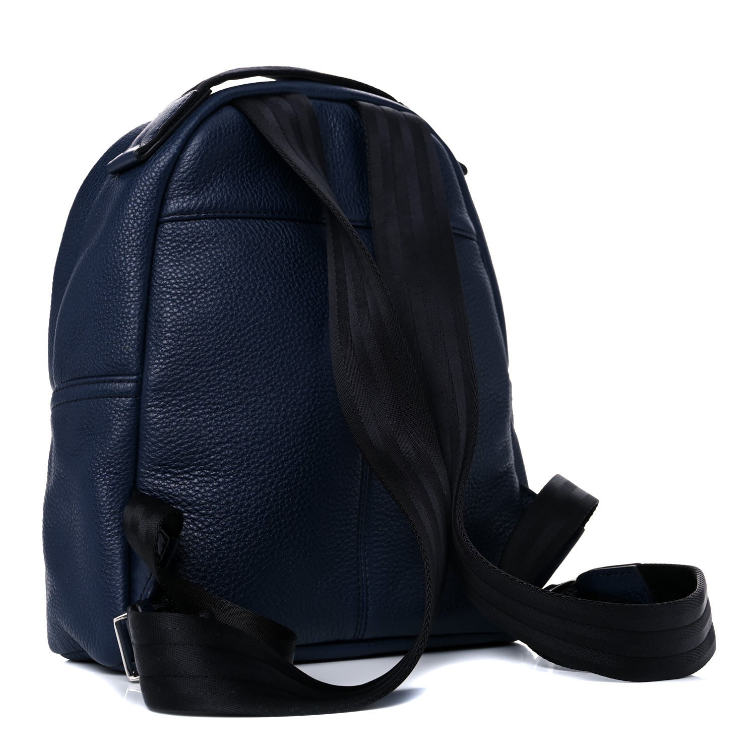 Marc Jacobs Pebbled Calfskin Varsity Backpack French Navy 3 of 15