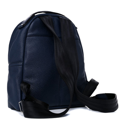Marc Jacobs Pebbled Calfskin Varsity Backpack French Navy 3 of 15