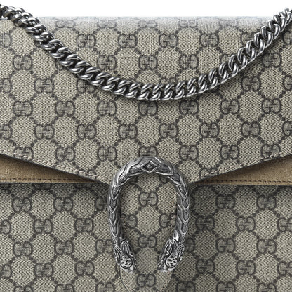 Gucci GG Supreme Monogram Medium Dionysus Shoulder Bag Taupe 9 of 9