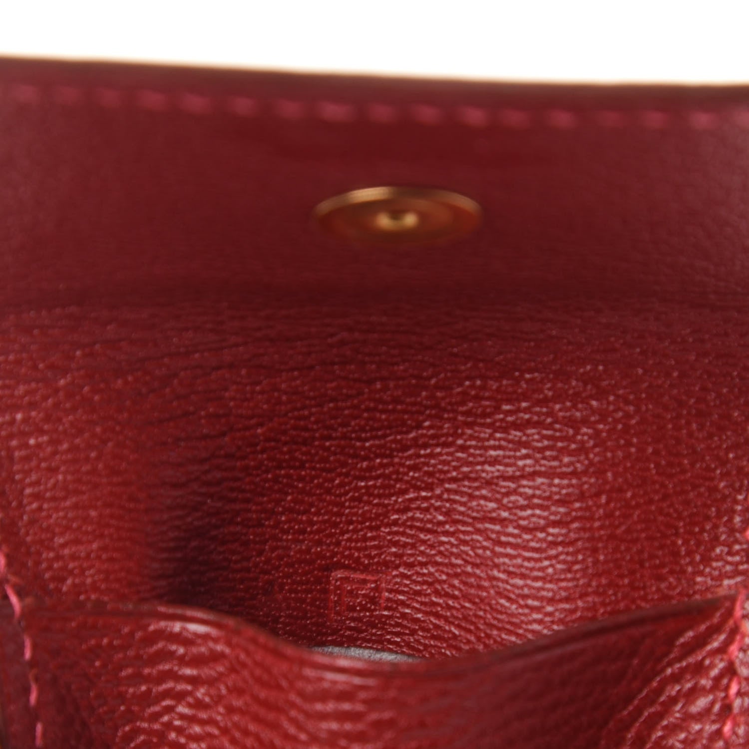 Hermes Shiny Alligator Post It Notepad Holder PM Rouge H 7 of 7
