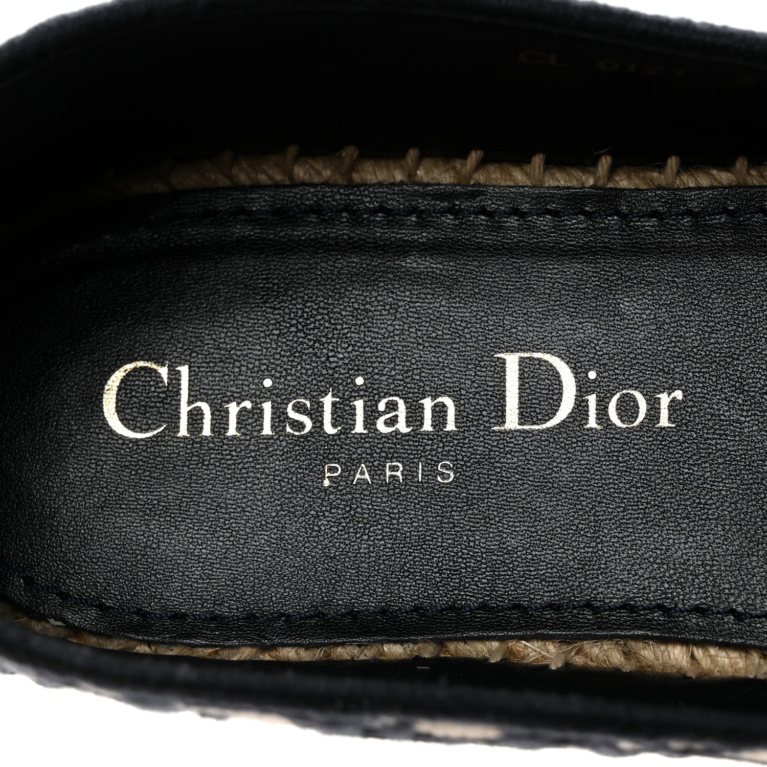 Christian Dior Oblique Embroidered Granville 15mm Espadrilles 37 Deep Blue 6 of 9