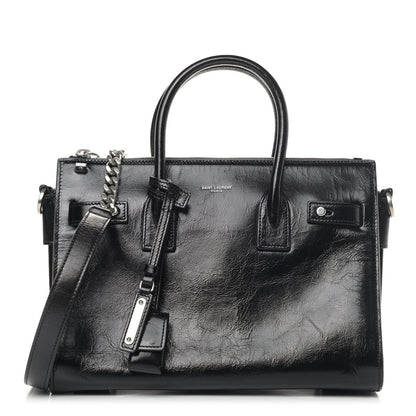 Saint Laurent Glace Calfskin Baby Souple Sac De Jour Black 1 of 4