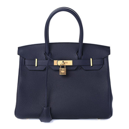 Hermes Togo Birkin 30 Bleu Nuit 1 of 10