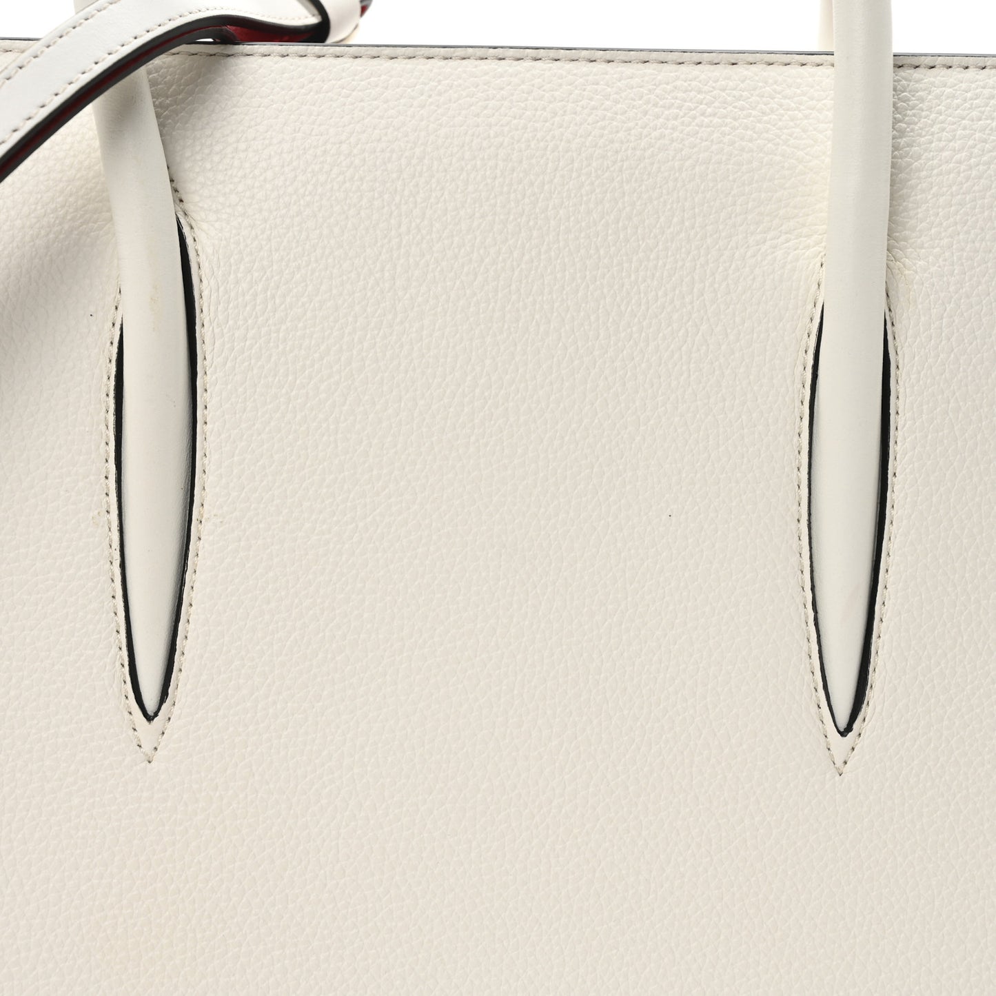 Calfskin Empire Studded Medium Paloma Snow