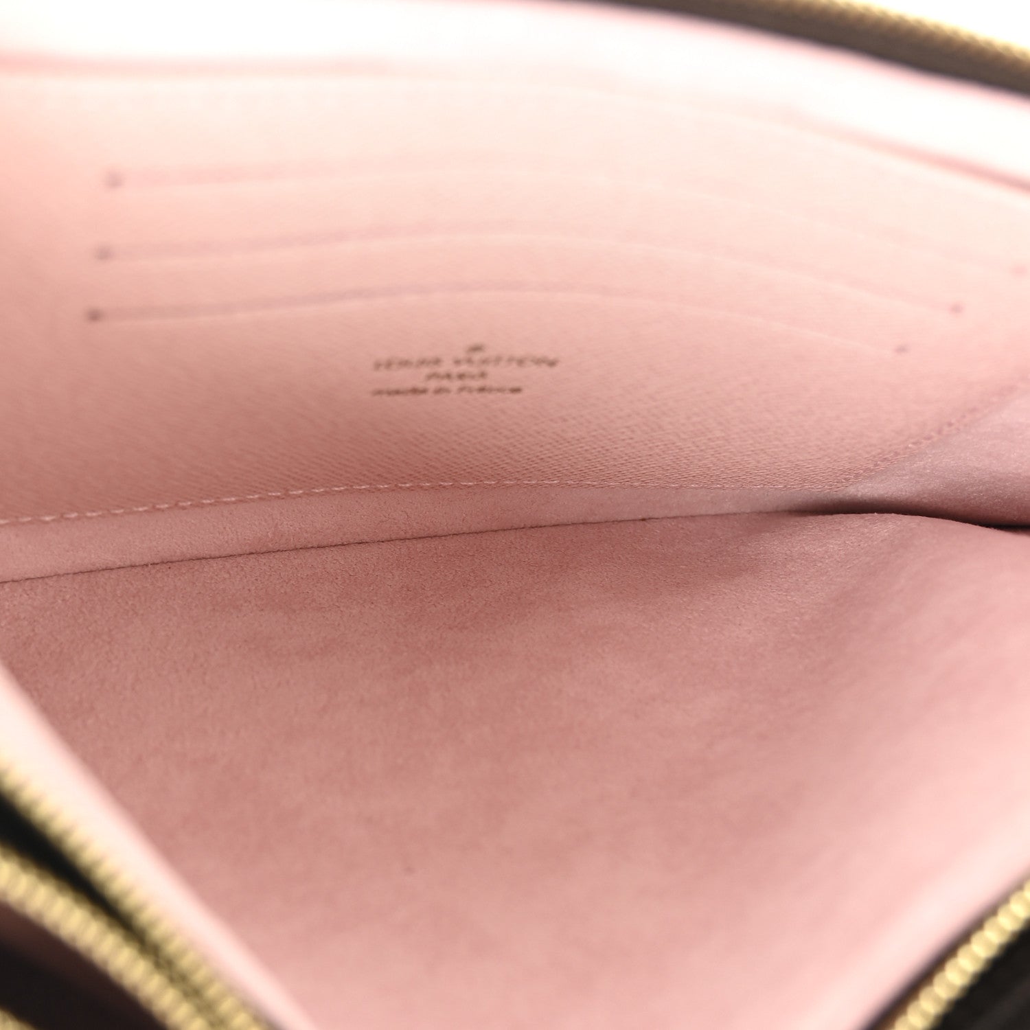 Louis Vuitton Monogram 2020 Christmas Animation Big Wheel Double Zip Pochette Rose Ballerine 6 of 12