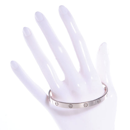 Cartier 18K White Gold LOVE Bracelet 19 2 of 6