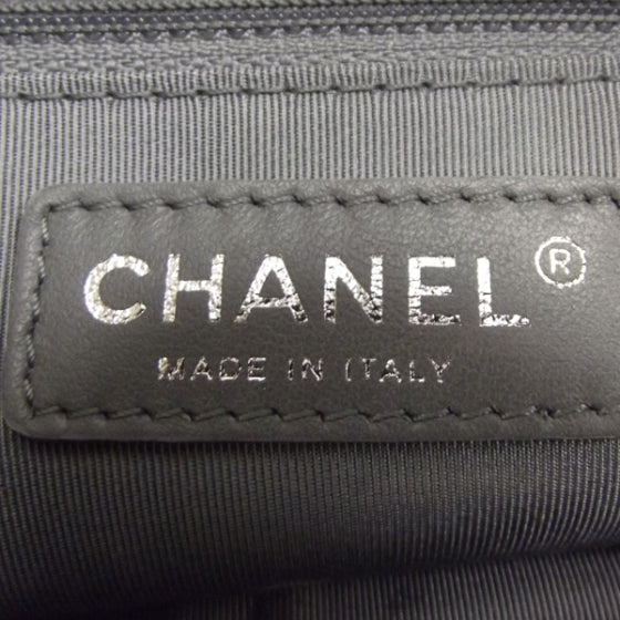 Chanel Nylon Quilted Tweed on Stitch Tote Black 9 of 13