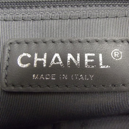 Chanel Nylon Quilted Tweed on Stitch Tote Black 9 of 13