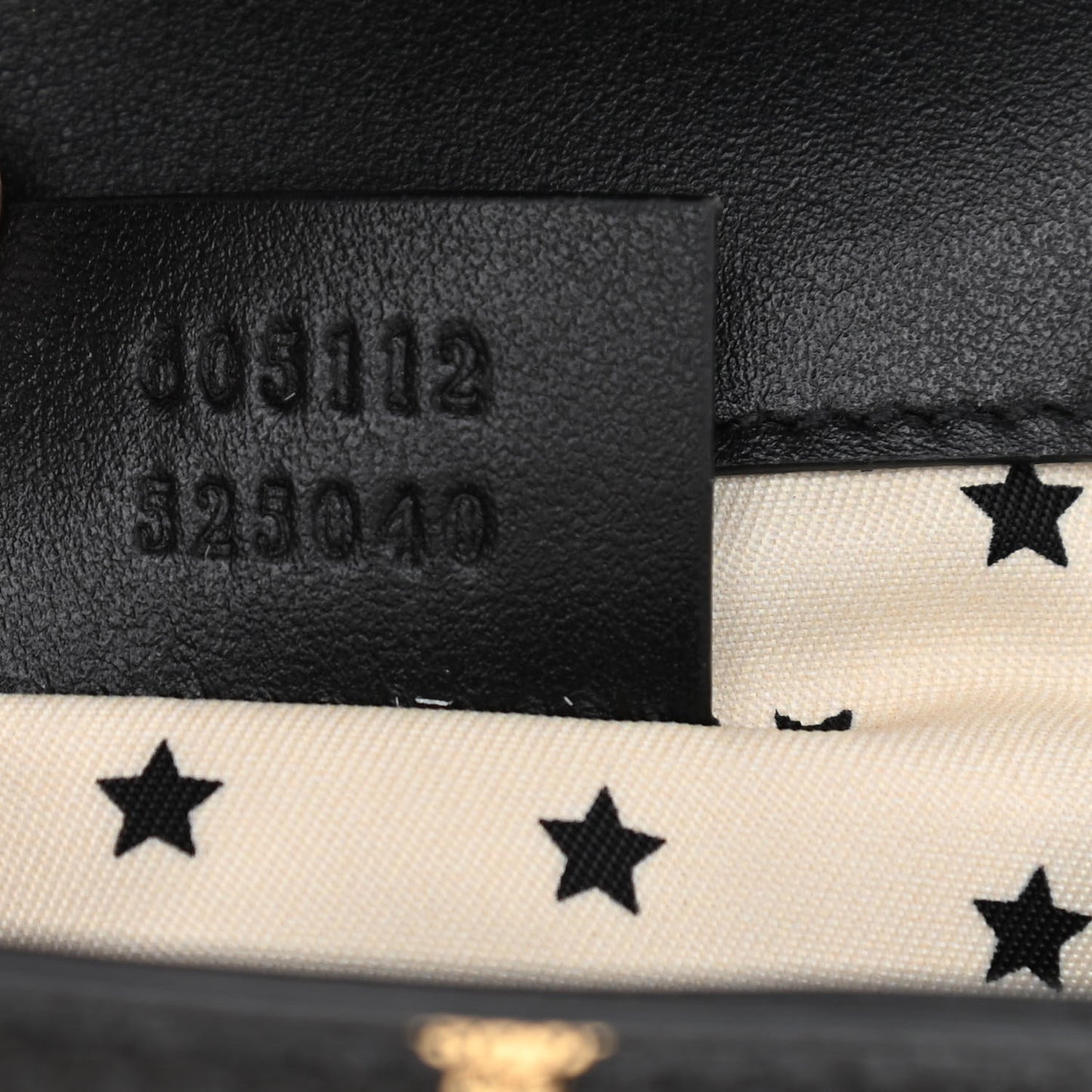 Metallic Cracked Calfskin Belt Bag Gold Black