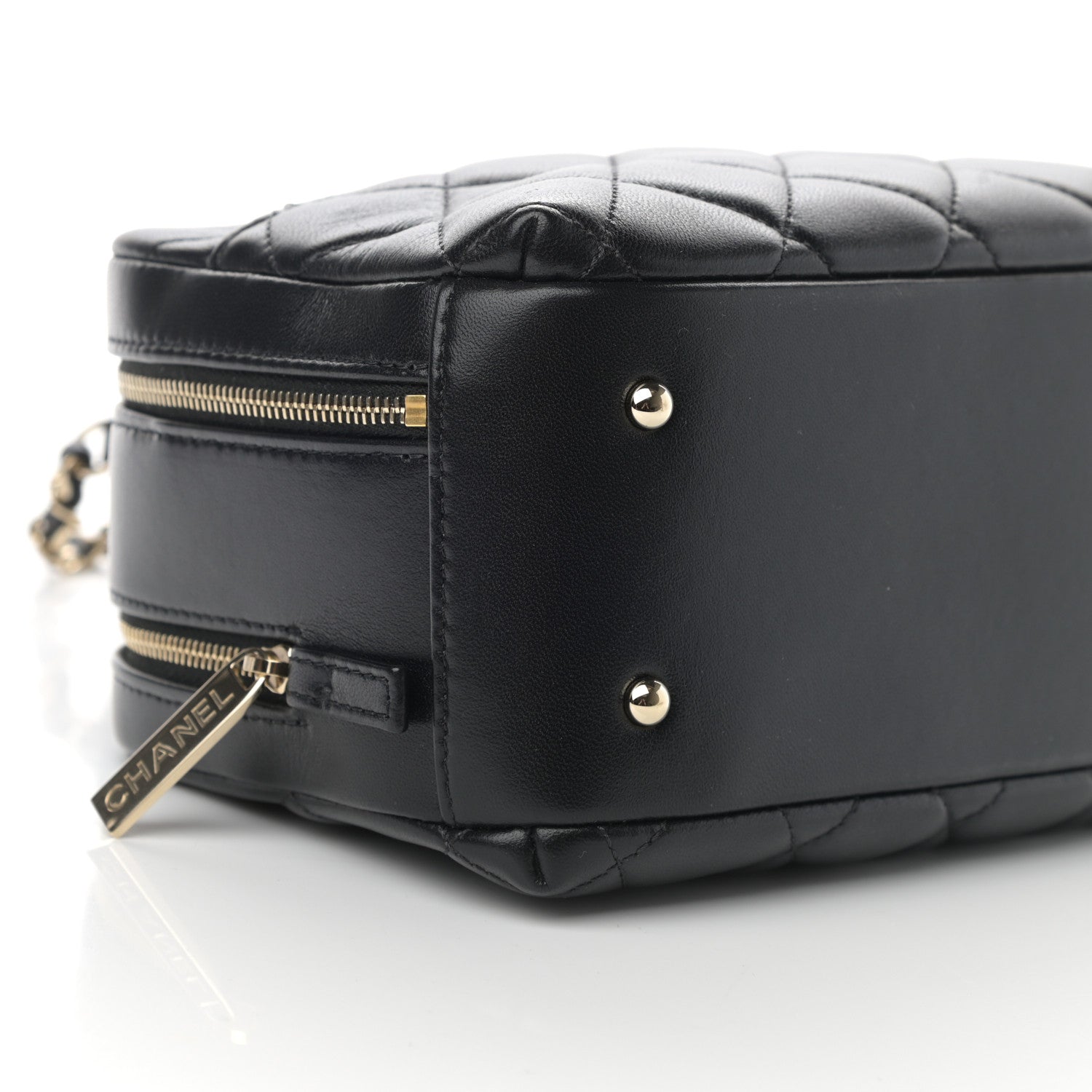 Chanel Lambskin Quilted Small Trendy CC Bowling Bag Black 9 of 12