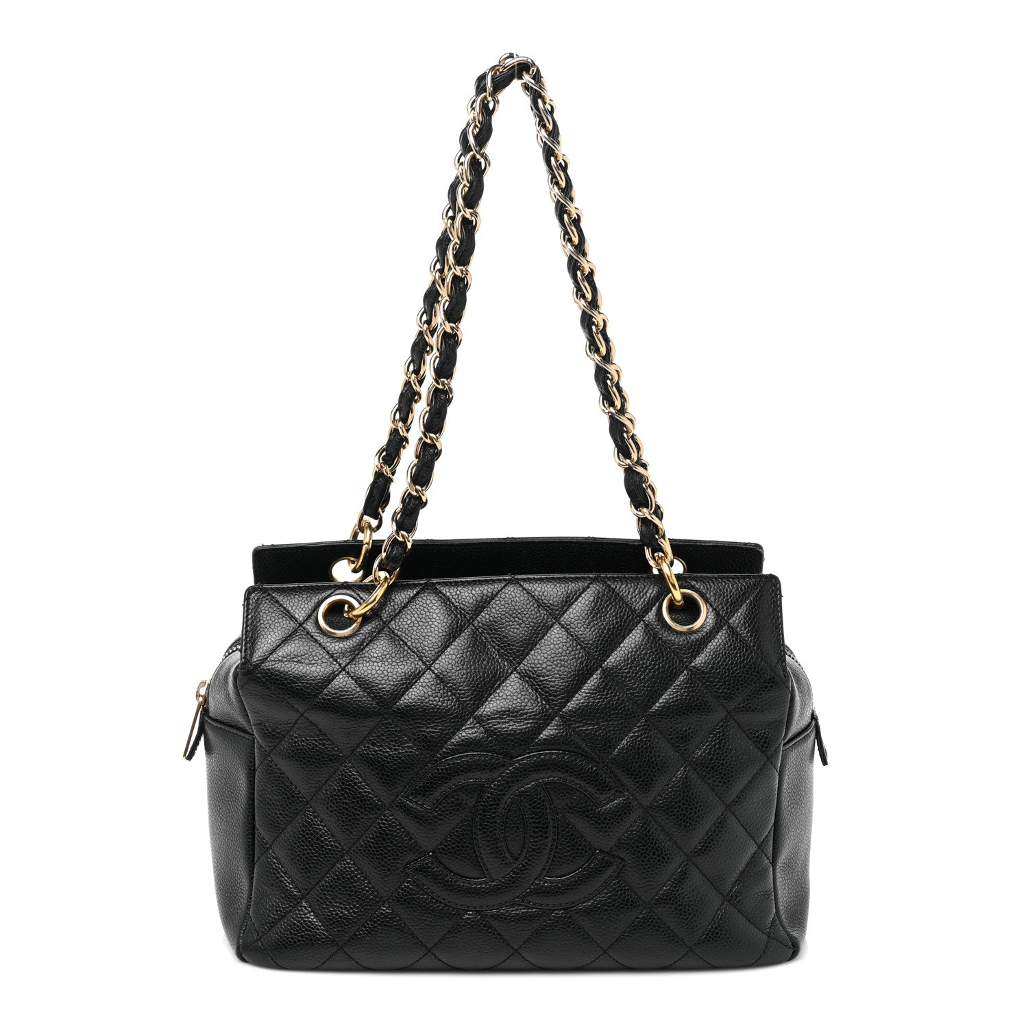 Chanel Caviar Quilted Petit Timeless Tote PTT Black 1 of 13