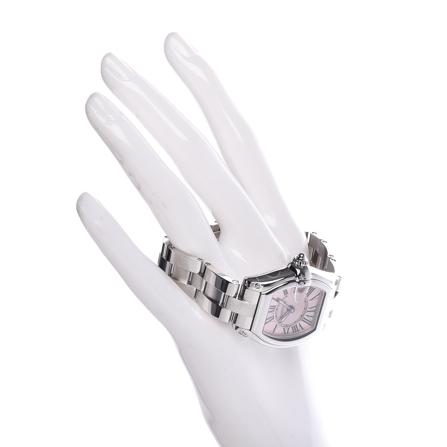 Cartier Stainless Steel 31mm Roadster Quartz Watch Pink 2 of 7