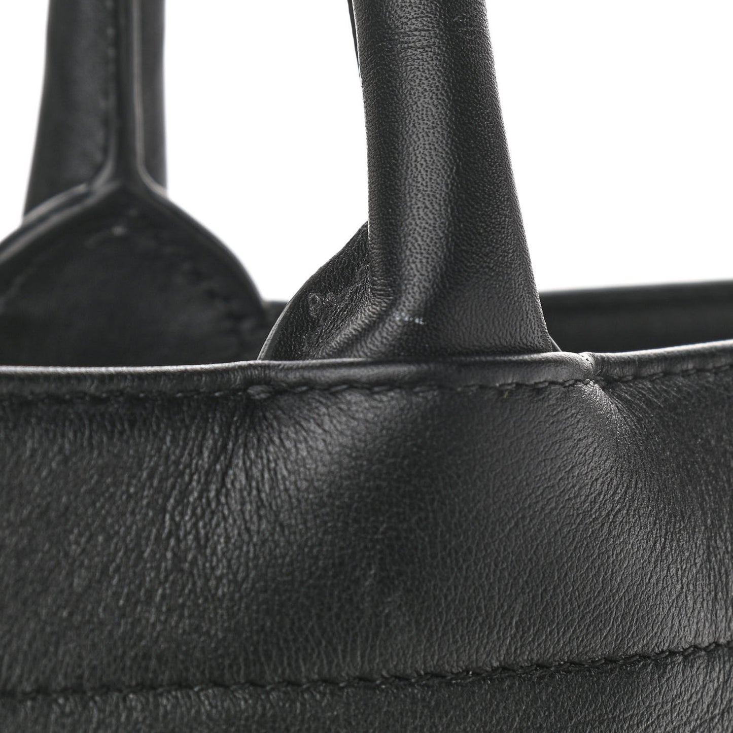 Calfskin Embossed Large Book Tote Black