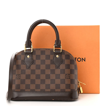 Louis Vuitton Damier Ebene Alma BB 13 of 13