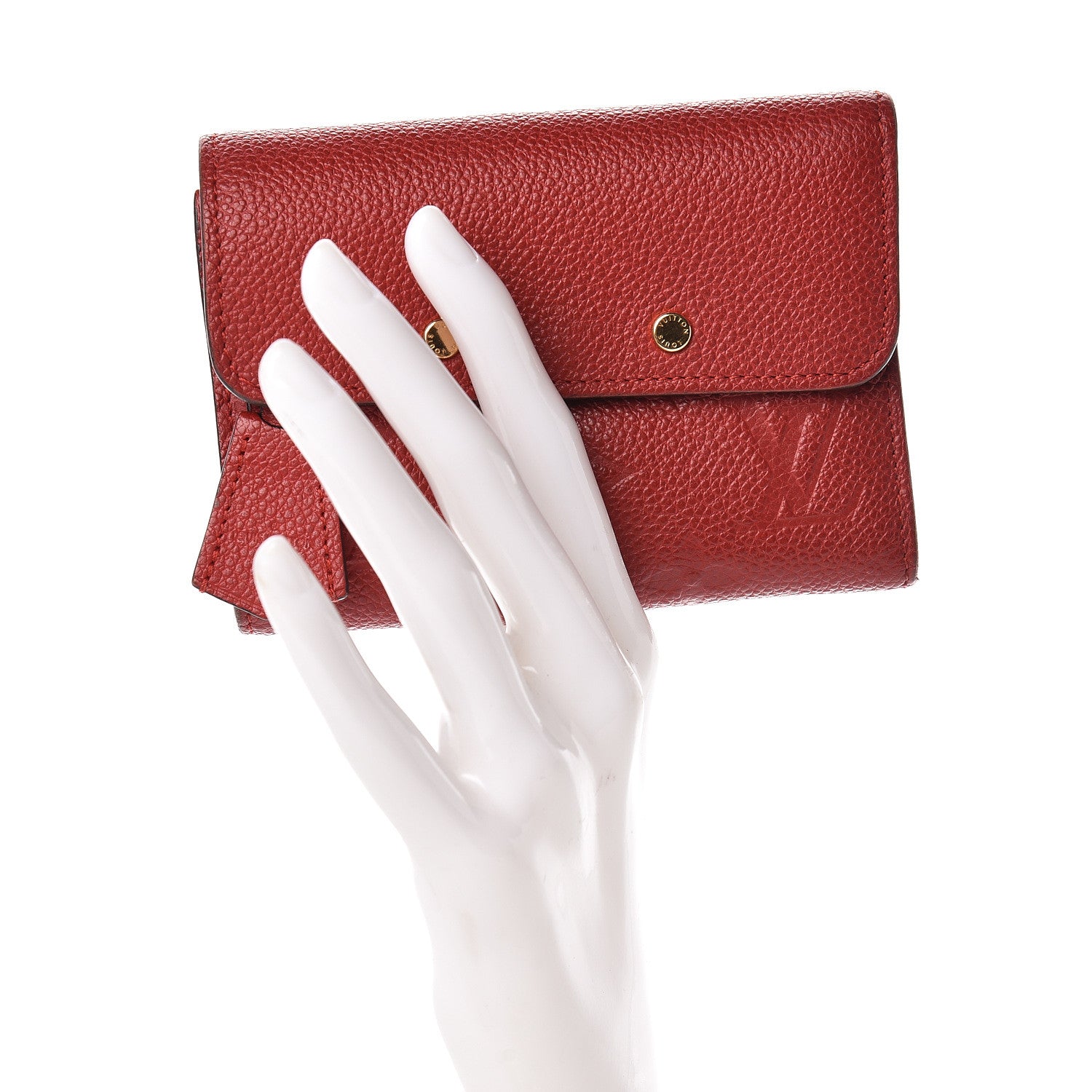Louis Vuitton Empreinte Pont-Neuf Compact Wallet Cherry 2 of 13