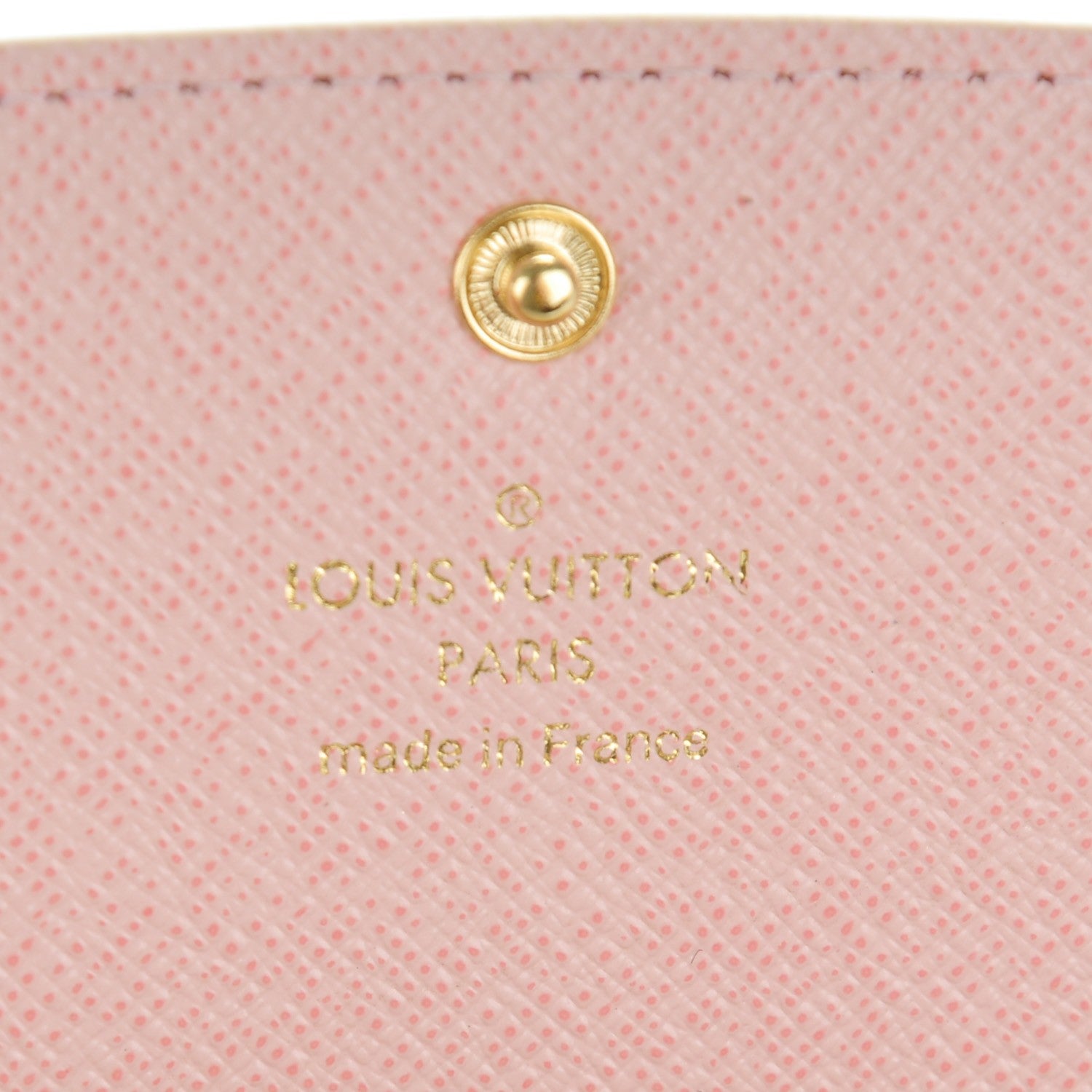 Louis Vuitton Damier Azur Emilie Wallet Rose Ballerine 6 of 7