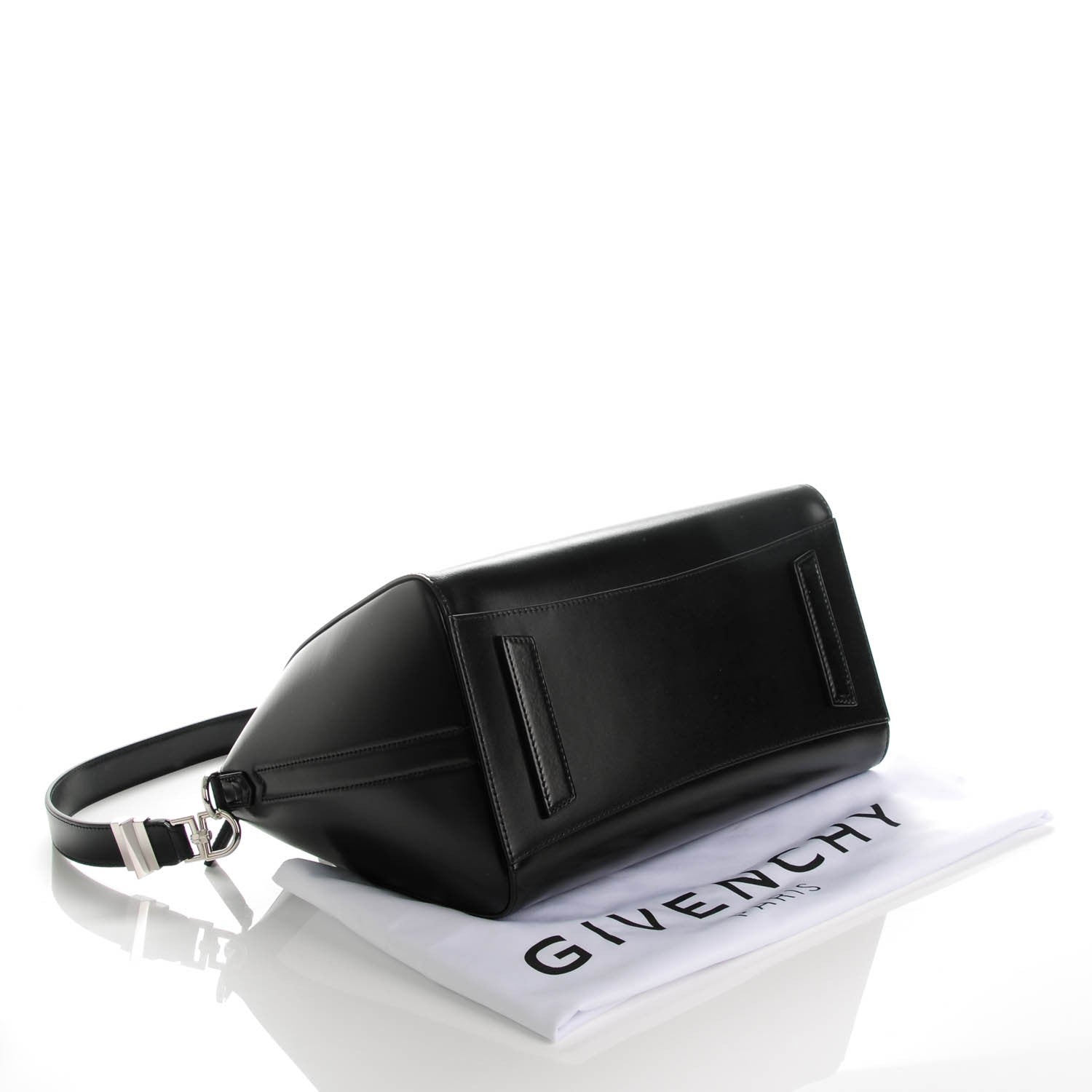 Givenchy Shiny Lord Calfskin Medium Antigona Black 4 of 7