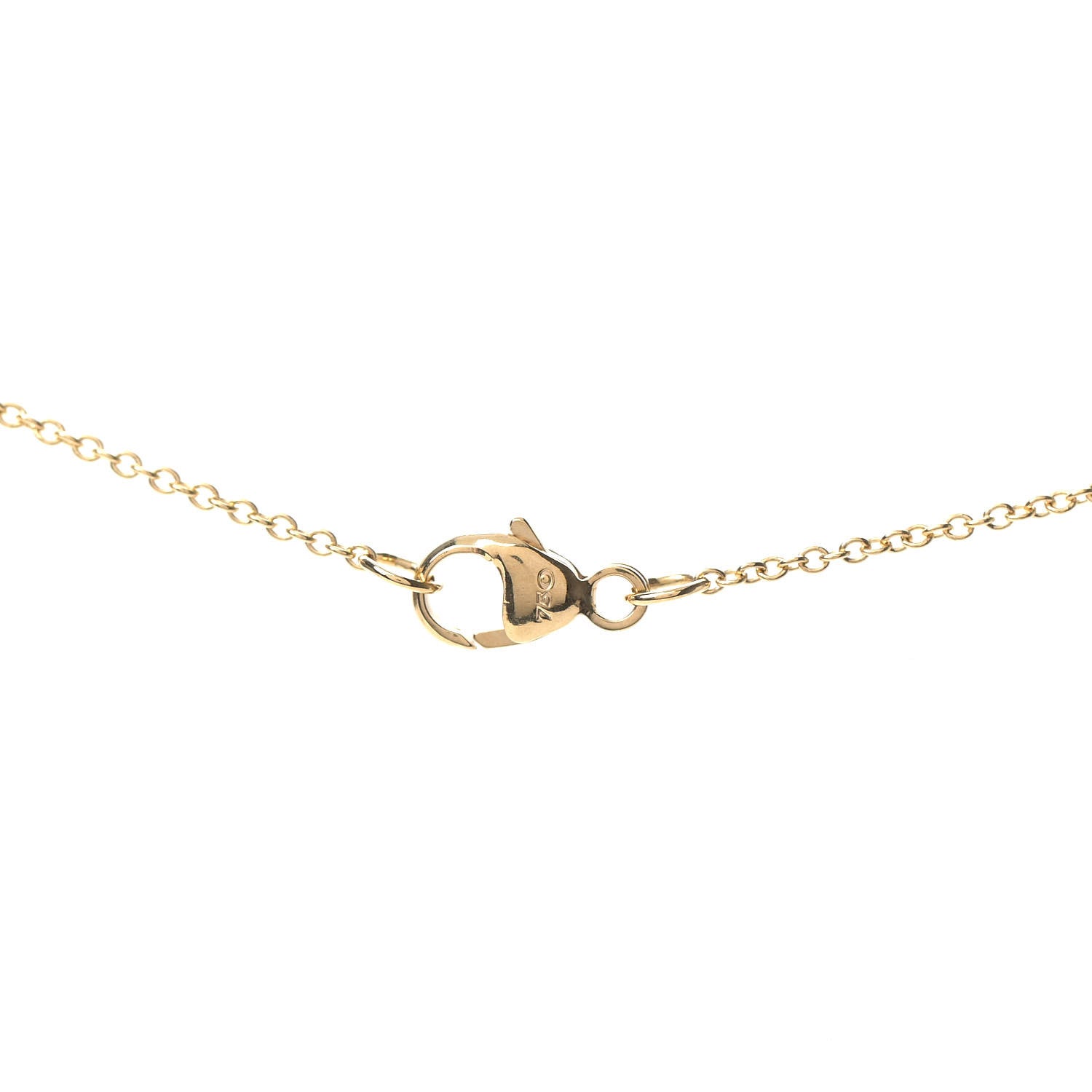 David Yurman 18K Yellow Gold Diamond Le Petit Coeur Heart Pendant Necklace 5 of 6