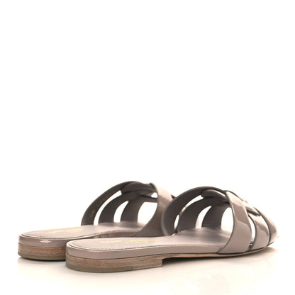 Saint Laurent Patent Tribute 05 Slide Sandals 36.5 Rosa Antico 4 of 9
