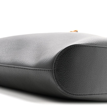 Versace Grainy Calfskin Virtus Hobo Black 8 of 10