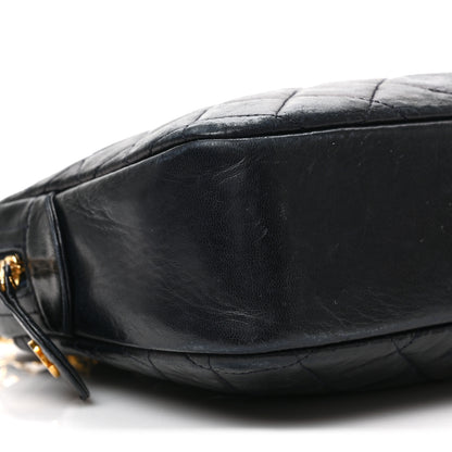 Chanel Lambskin Quilted Shoulder Bag Black 8 of 9