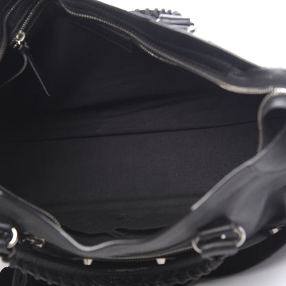 Balenciaga Vibrato Calfskin Classic Silver Hardware City Black 5 of 10