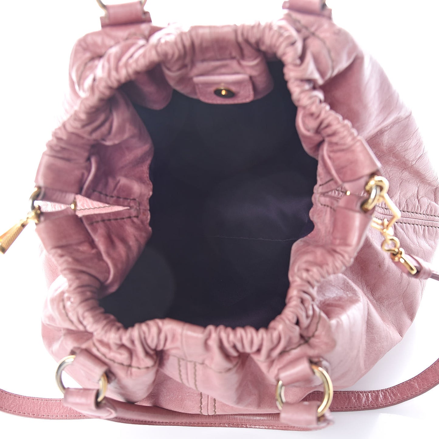 Vitello Shine Shopping Tote Loto