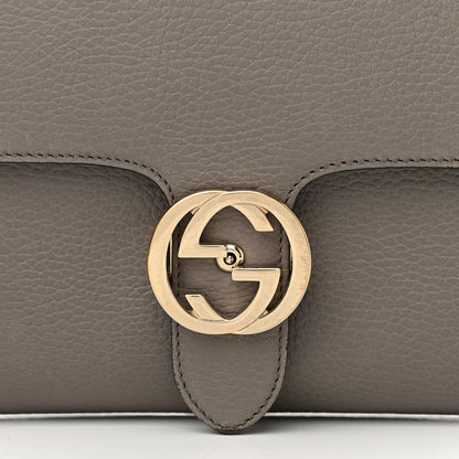 Gucci Dollar Calfskin Interlocking G Top Handle Shoulder Bag Loess 8 of 18