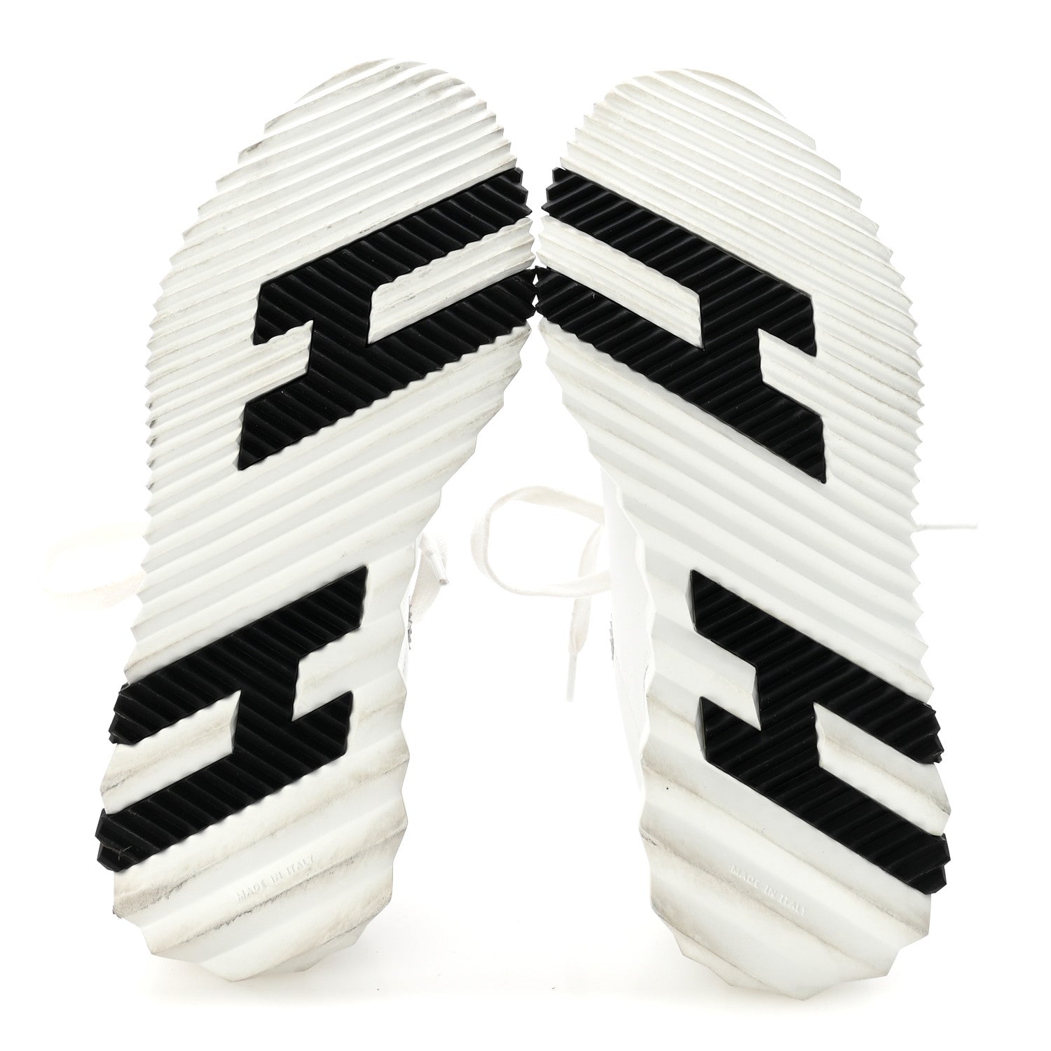 Hermes Calfskin Suede Goatskin Bouncing Sneakers 35.5 White Black 6 of 12