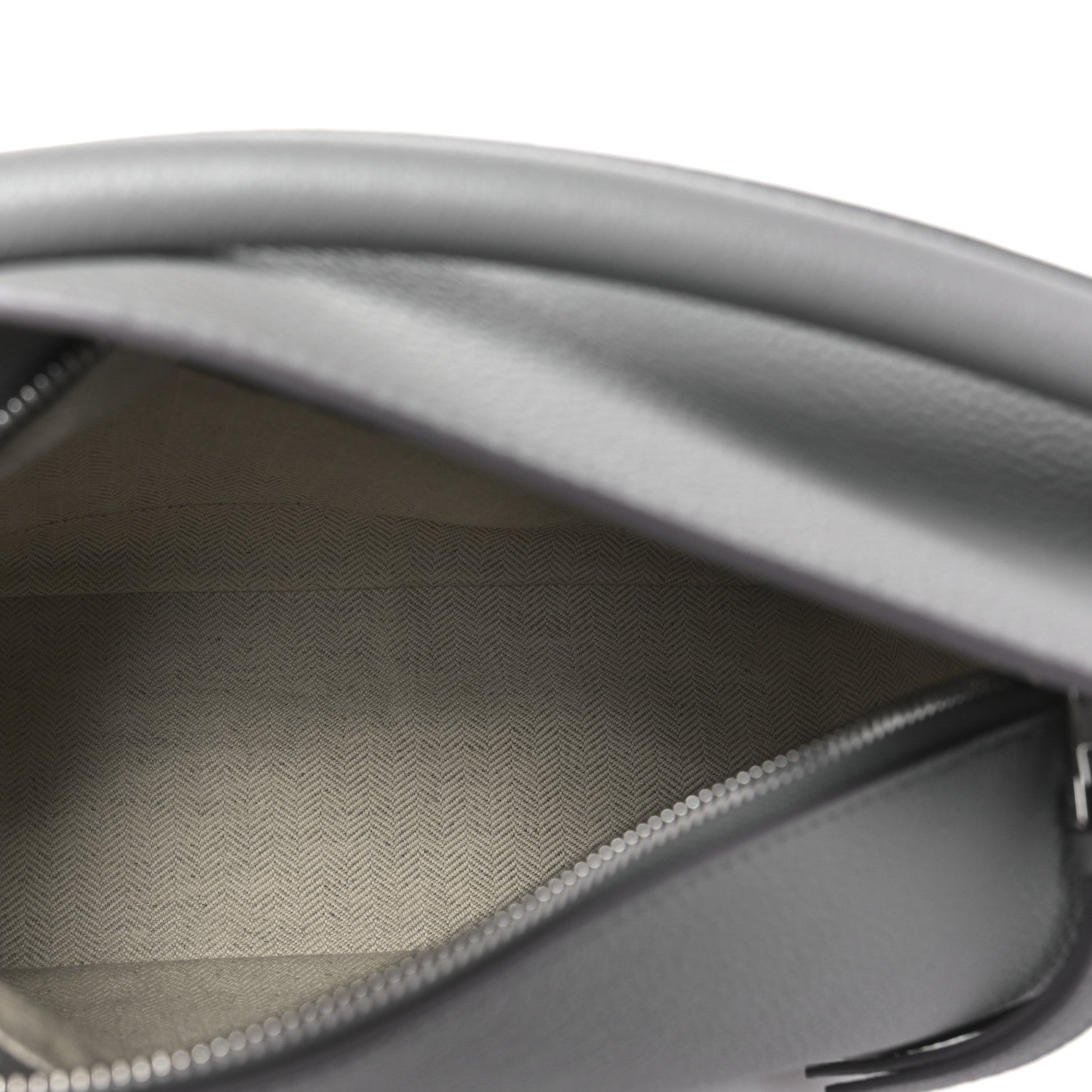 Loewe Soft Grained Calfskin Small Puzzle Edge Bag Pearl Grey 5 of 9