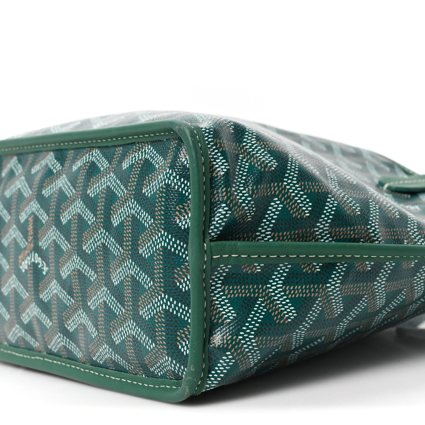 Goyardine Reversible Mini Anjou Green