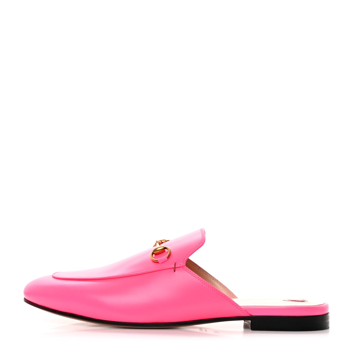 Calfskin Womens Princetown Slippers 40.5 Fuxia Fluo