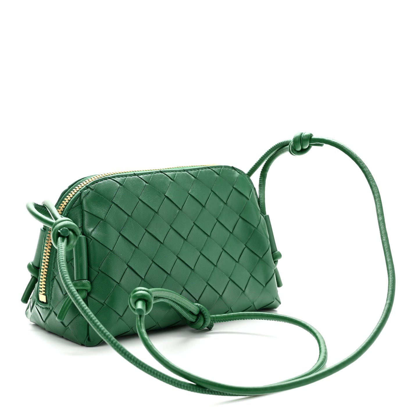 Nappa Intrecciato Concert Pouch Jungle