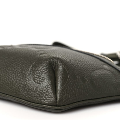 Gucci Piuma Calfskin Jumbo GG Embossed Small Belt Bag Dark Green 10 of 10