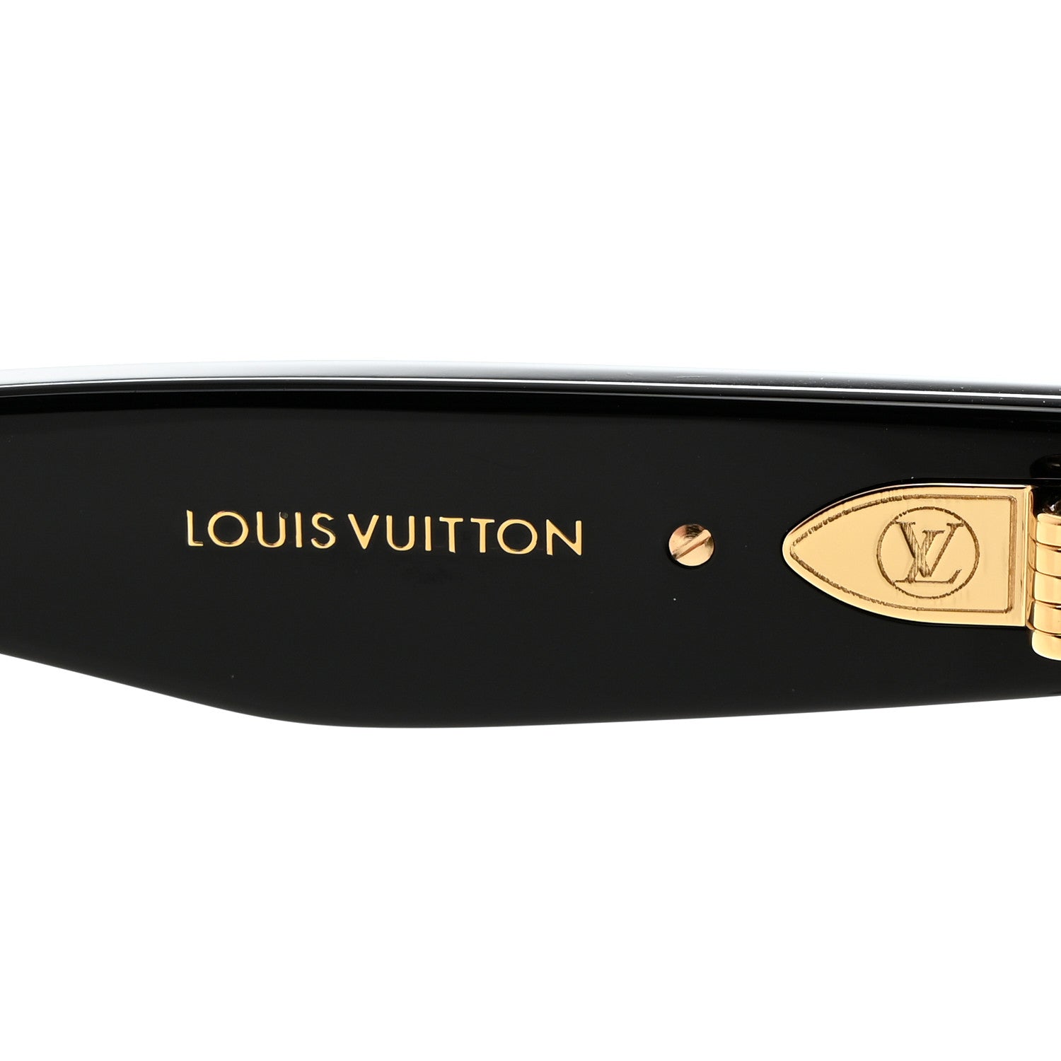 Louis Vuitton Acetate Blade Sunglasses Z1482W Black 5 of 7