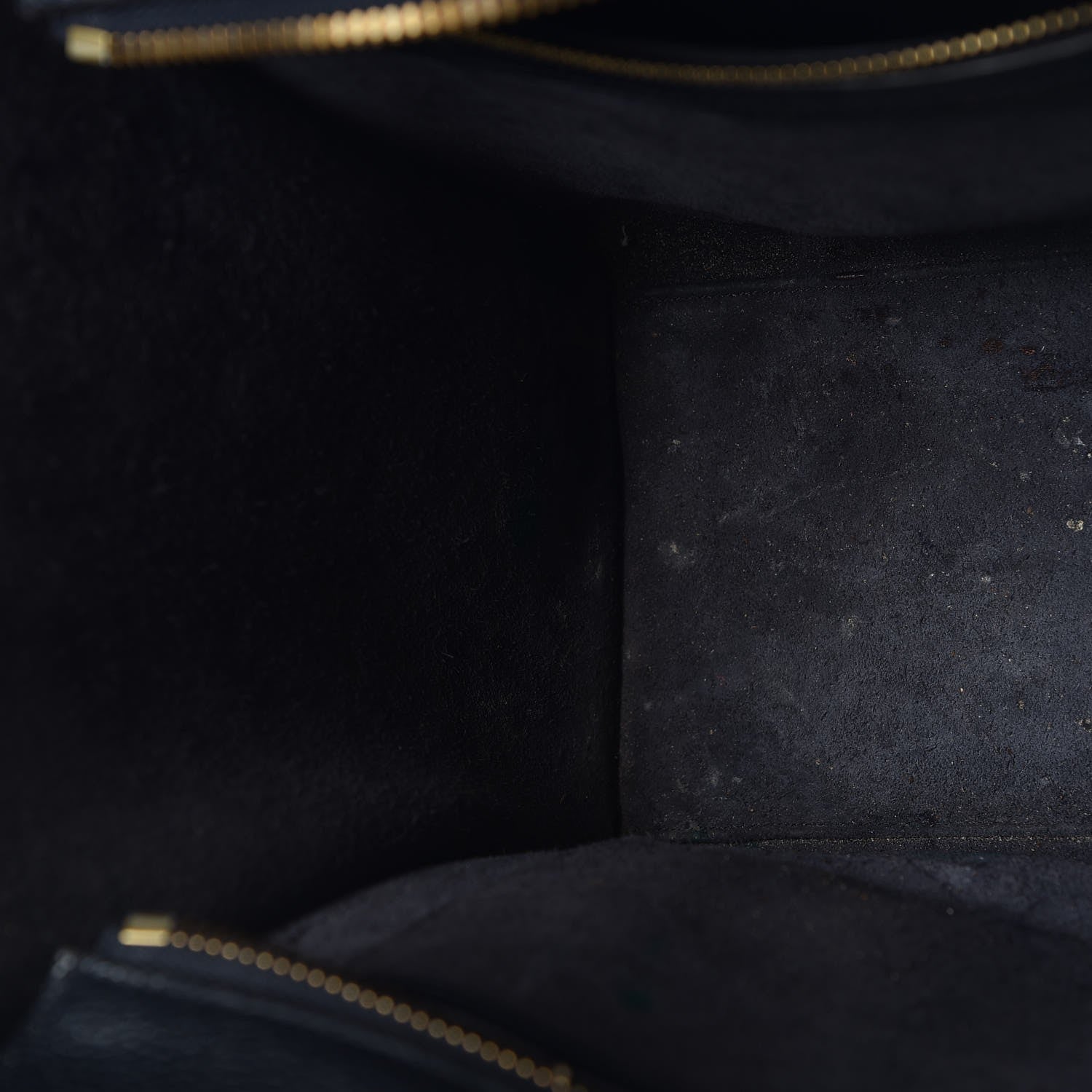 Celine Drummed Calfskin Micro Luggage Black 25 of 31