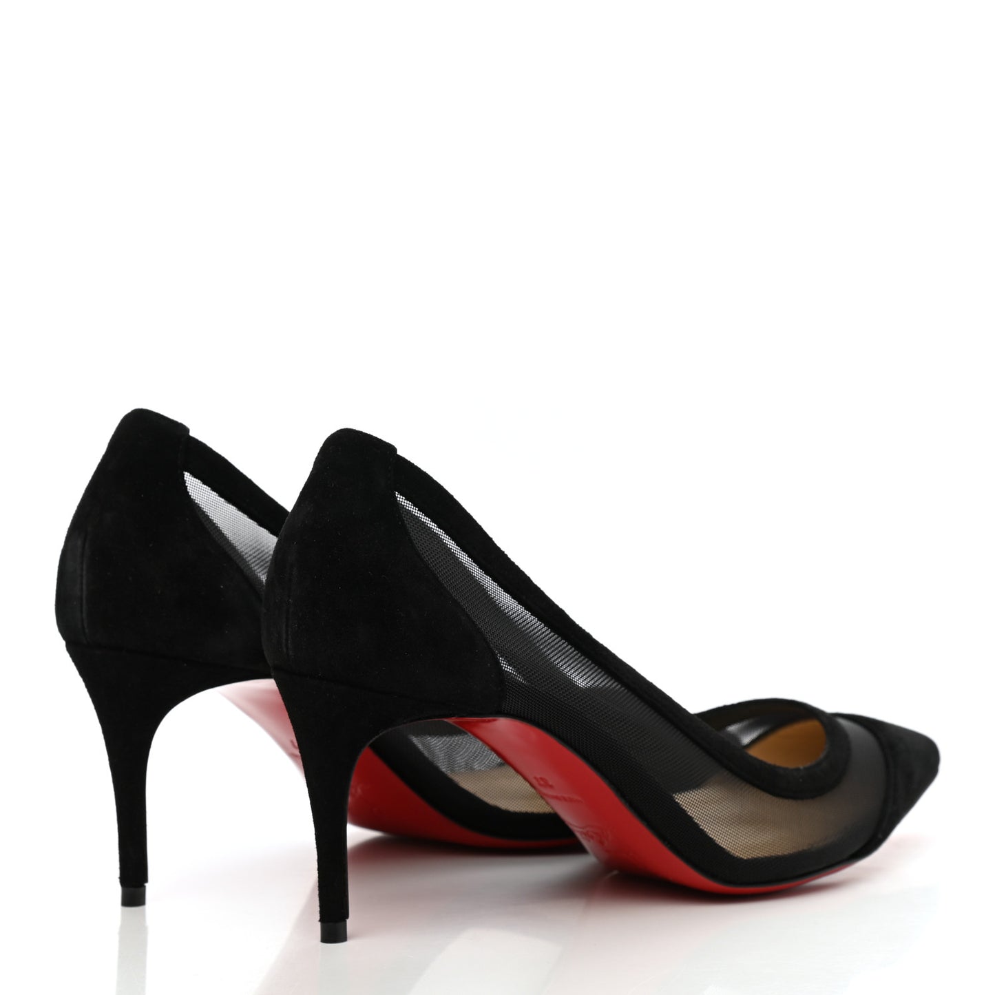 Veau Velours Rete Galativi 70 Pumps 37 Black