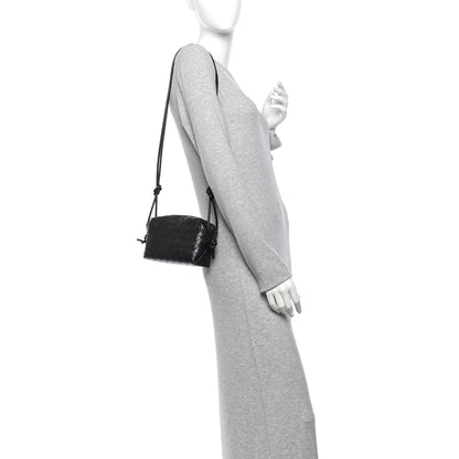 Bottega Veneta Nappa Intrecciato Mini Loop Camera Bag Black 2 of 11