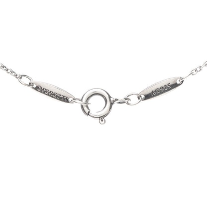 Tiffany Sterling Silver Diamond .07ct Elsa Peretti Diamonds by the Yard Pendant Necklace 4 of 6
