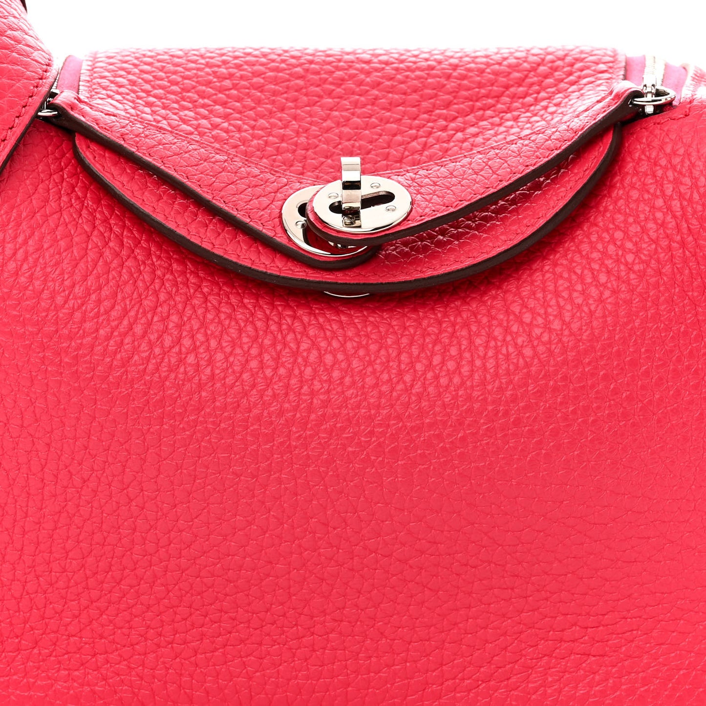 Taurillon Clemence Mini Lindy 20 Rose Extreme