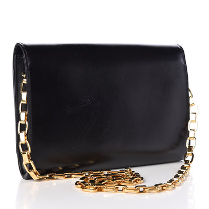 Louis Vuitton Calfskin Chain Louise GM Black 3 of 13