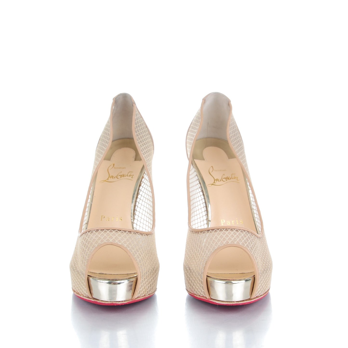 Fishnet Very Rete 120 Pumps 37 Beige