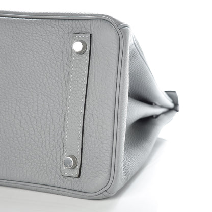 Hermes Togo Birkin 30 Bleu Glacier 37 of 38
