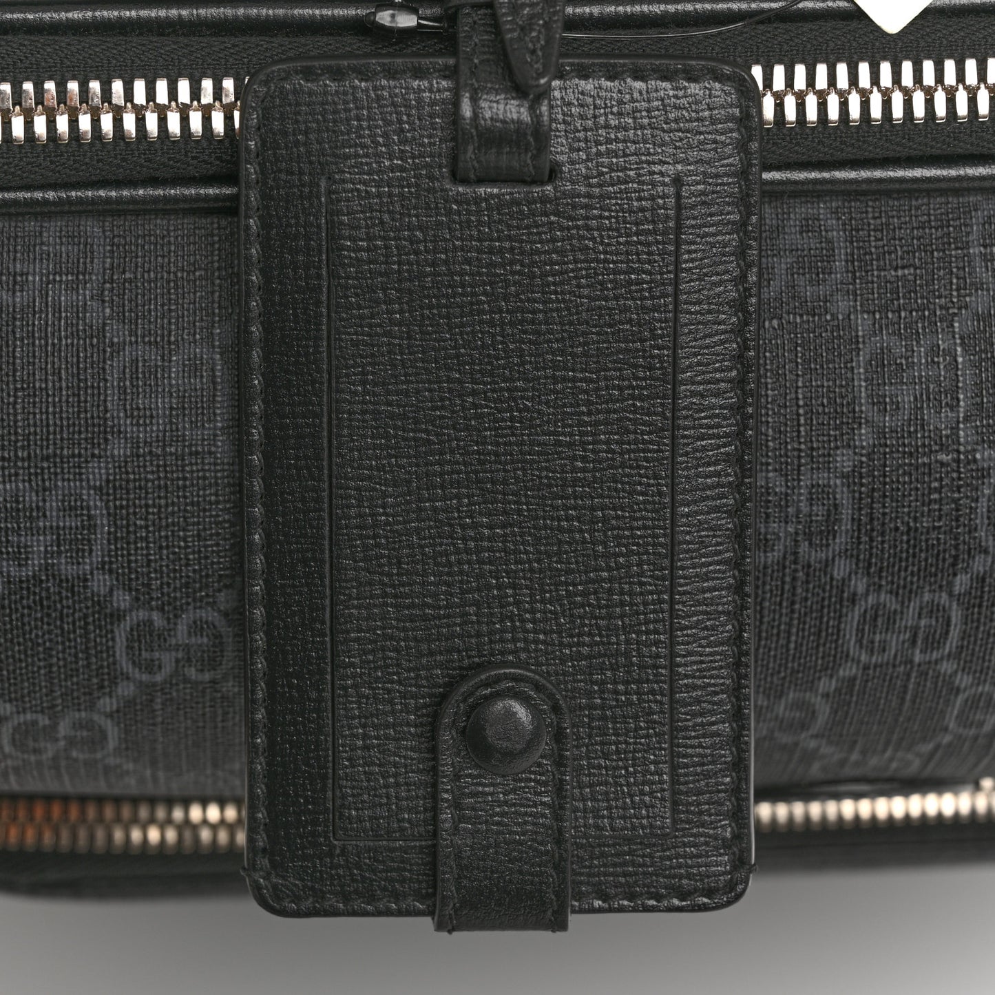 GG Supreme Monogram Calfskin Carry On Trolley Black