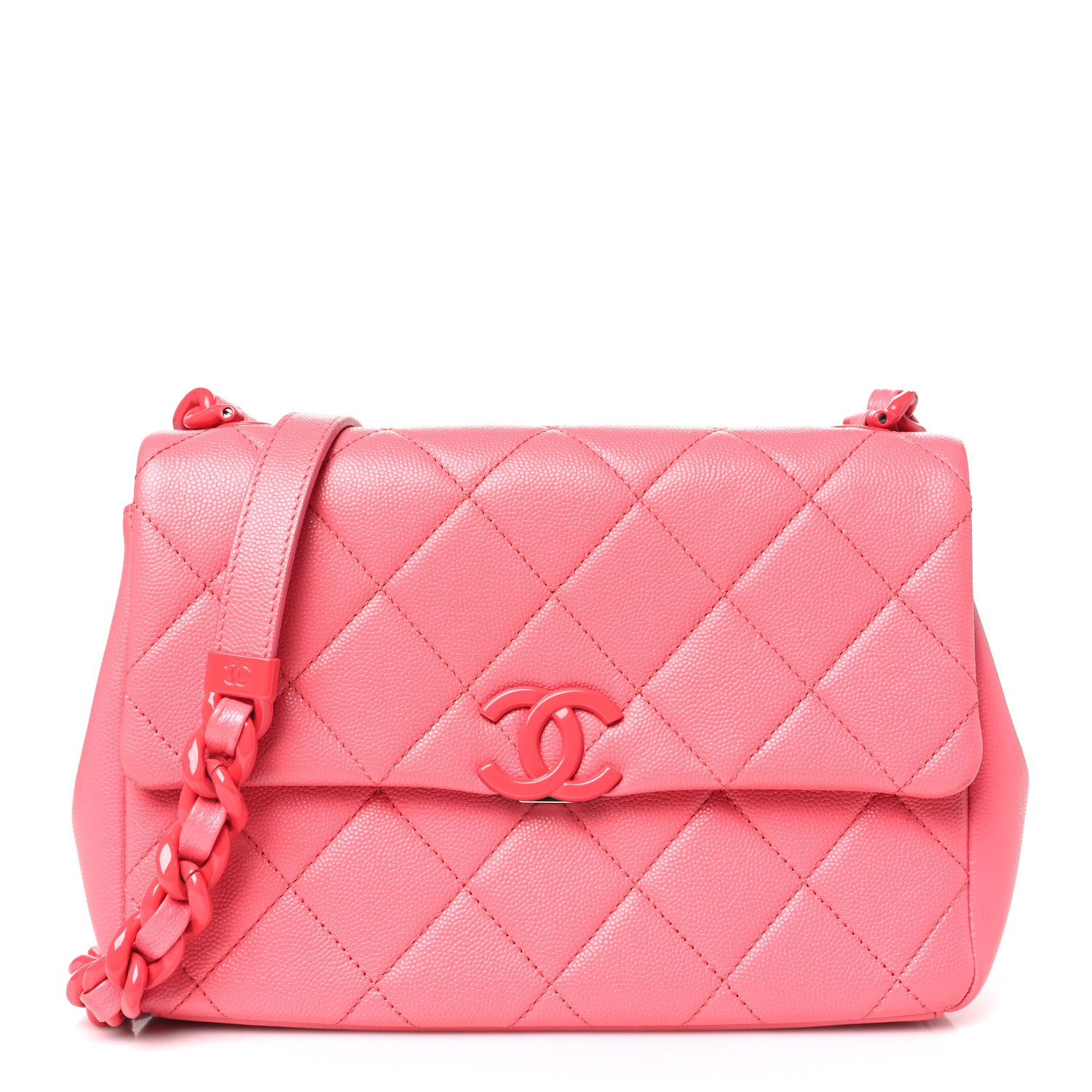 Chanel Caviar Quilted My Everything Flap Pink 1 of 13