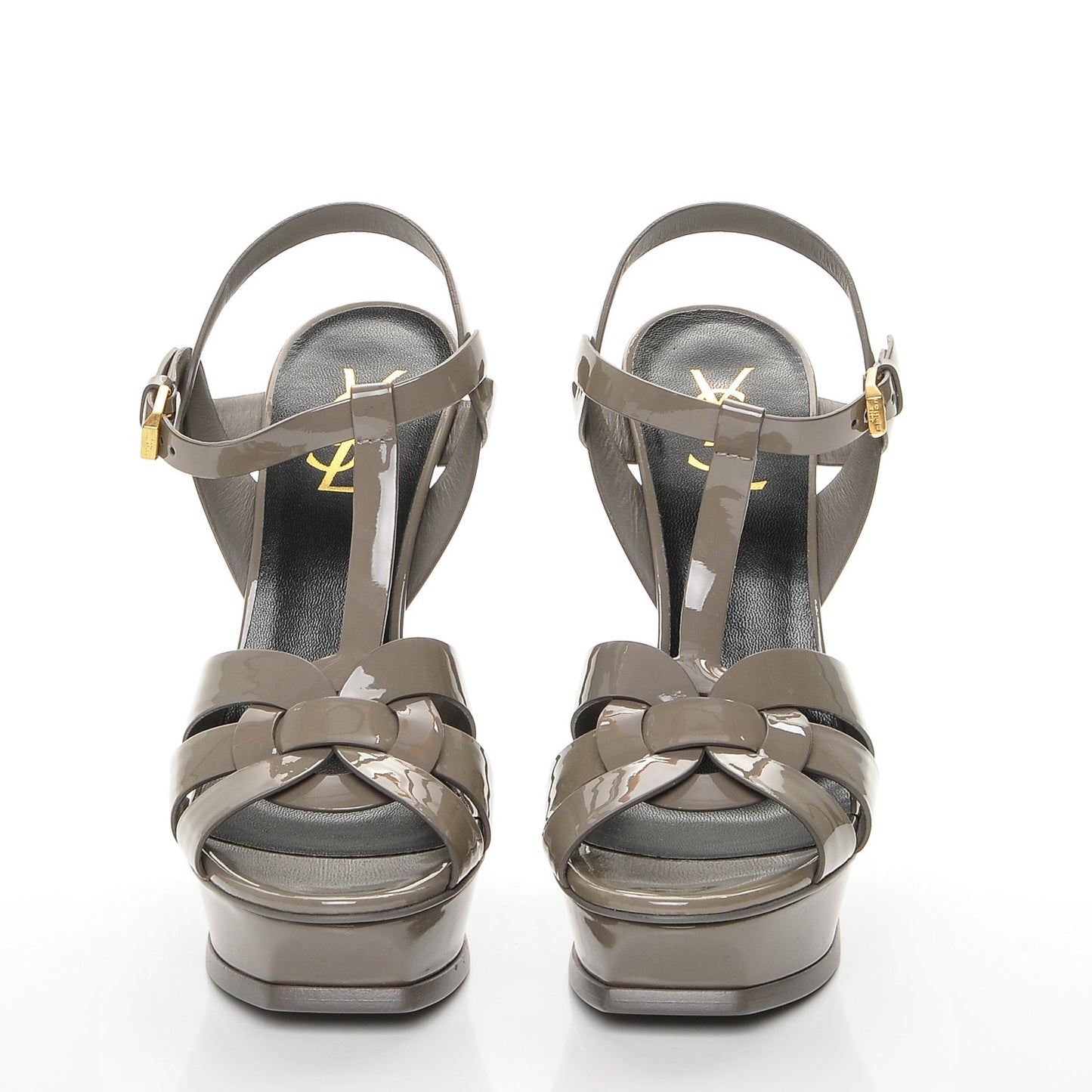 Patent Tribute 105 Platform Sandals 39 Fog