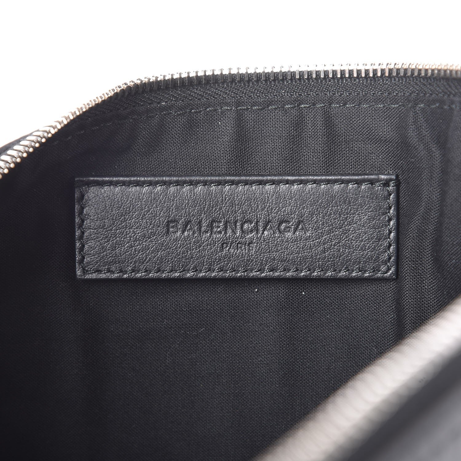Balenciaga Calfskin Logo Everyday Second Bag Black White 6 of 7