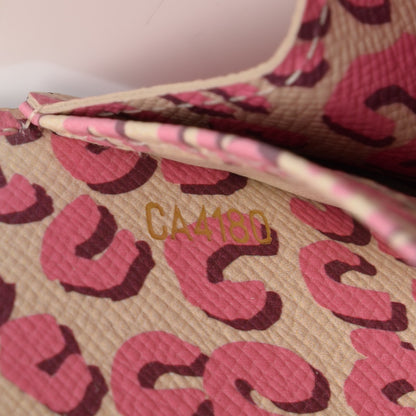 Louis Vuitton Monogram Leopard Sarah Wallet Blanc Corail 7 of 7